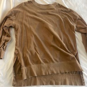 Long length loose sweater